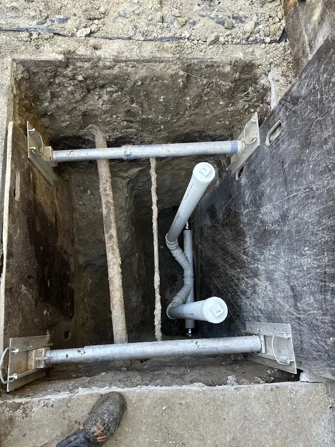 Experienced plumber completing Gas Line Repair work in Geneva